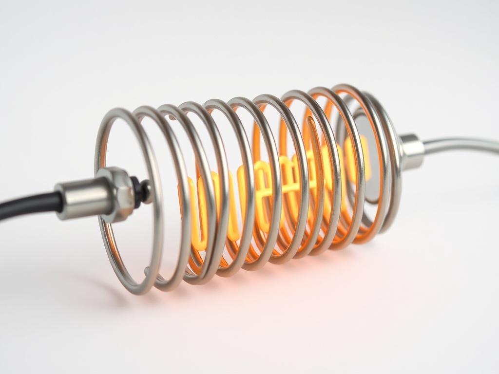 Horizontal photo of the electric heating element Horizontal photo of the electric heating elementфото