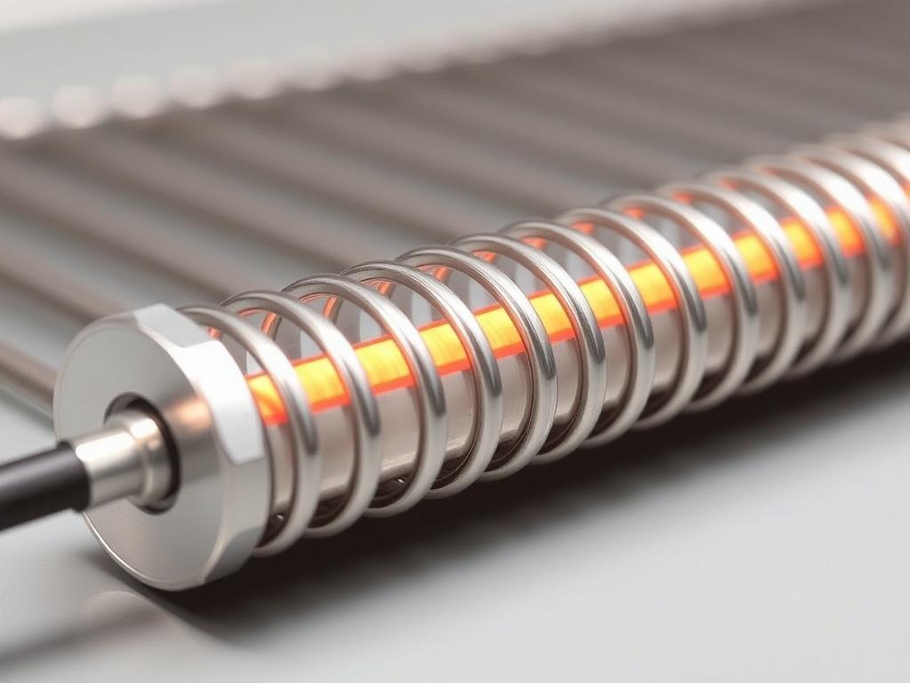 Horizontal photo of the electric heating element Horizontal photo of the electric heating elementфото